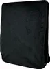 A folded black blanket or bed sheet. Produktbild-Vorschau