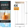 Arendo Vorratsgläser, Glasbehälter-Set 4x 1,5 L Produktbild-Vorschau 2