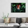 DEQORI Glasbild Echtglas 90x60 cm 'Dschungelblick' Wandbild Produktbild-Vorschau 3