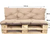 Cuscini per mobili pallet seduta 120x50 / schienale Anteprima dell’immagine prodotto 2