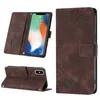 Hülle für iPhone X / iPhone XS Prägung Flip Leder Produktbild-Vorschau 2