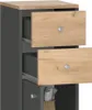 Meuble salle de bain Vicco Senyo Anthracite 30x95cm avec Voir les images du produit 6
