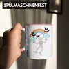 Trendation - Regenbogen Skelett Fledermaus Grafik Tasse Produktbild-Vorschau 4