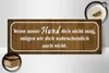 Holzschild Spruch 27x10cm wenn unser Hund dich nicht mag Produktbild-Vorschau 3