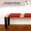 Coussin de fixation pour banc, modèle Bankauflage, 1 lèvre, Voir les images du produit 6