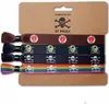 FC St. Pauli Armband 4er Set Totenkopf und Logo, Original Produktbild-Vorschau 2