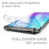 A clear phone case is shown partially covering a smartphone. Anteprima dell’immagine prodotto