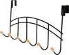 Zeller Turgarderobe - schwarz - 6 Haken - 41 cm - Produktbild-Vorschau 5