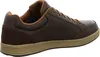 A side view of a brown sneaker against a white background. Voir les images du produit