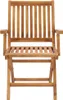 Chaises de jardin pliantes avec coussins 8 pcs. Bois massif Voir les images du produit 2