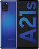 A blue Samsung Galaxy A21s smartphone shown from the back and front. Náhľad obrázku produktu