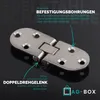 AG-BOX Scharniere 30x80x2mm Tisch Edelstahl A2, 5 Stück Produktbild-Vorschau 3