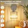 ZMH Wandleuchte Kristall Wandlampe Innen Wandbeleuchtung Produktbild-Vorschau 2