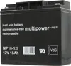 Multipower Batterie au plomb MP18-12I Pb 12V 18Ah VdS, M5 Voir les images du produit 10