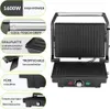 MONZANA® Kontaktgrill XL 180° Klappbar Antihaftbeschichtung Produktbild-Vorschau 8