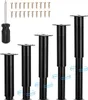 Satz von 5 Möbel Füße höhenverstellbar, 18-34 cm Produktbild-Vorschau 1