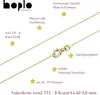 Goldkette Ankerkette rund Länge 50cm - Breite 1,4mm - 333-8 Produktbild-Vorschau 6