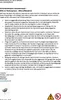 A document with safety instructions for an armchair, including warnings and care information. Produktbild-Vorschau