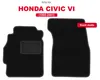 Velours-Fußmatten Vorne passend für Honda Civic VI Produktbild-Vorschau 16