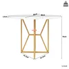 Flieks Esstisch Rundtisch, 80x76 cm, Esszimmertisch mit Produktbild-Vorschau 6