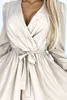Numoco Formelle Frauenkleider Bindy beige S/M Produktbild-Vorschau 5