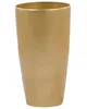 BELIANI Blumentopf Gold Steingemisch Polyresin Glasfaser Produktbild-Vorschau 1