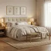 Polsterbett 180x200 cm mit Lattenrost, Doppelbett mit Produktbild-Vorschau 2