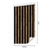 Tapeta Ścienna LAMELE Drewno Efekt 3D do Salonu 53x1000cm Podgląd zdjęcia produktu 3