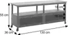 Lowboard HWC-N28, regał TV, kółka 2 przegrody, struktura 3D Podgląd zdjęcia produktu 10