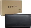 ROYALZ "Lucia" Vintage Leder Damen Portemonnaie Groß RFID Produktbild-Vorschau 7