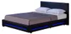HOME DELUXE - LED Bett ASTEROID - Schwarz, 180 x 200 cm - Produktbild-Vorschau 1