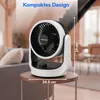 Tischventilator Leise Oszillierend 120°, Flüsterleiser 32 Produktbild-Vorschau 6