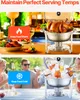 VEVOR Hot Pot Buffet-Speisenwärmer, runder Catering-Wärmer Produktbild-Vorschau 11