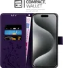 Cadorabo Hülle für Apple iPhone 15 PRO in FLORAL DUNKEL Produktbild-Vorschau 2