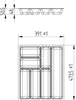 ORGA-BOX III Besteckeinsätze Tiefe 473 mm, Höhe 50,5 mm Produktbild-Vorschau 6