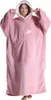 Damen Übergroßer Kapuzenpullover mit Kuscheldecke, Pink Produktbild-Vorschau 1