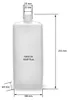 5 bouteilles plastiques carrées de 1.000 ml en HDPE avec Voir les images du produit 4