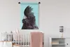 MuchoWow® Wandteppich Wandbehang Kakadu - Vogel - Blau Produktbild-Vorschau 2