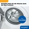 Close-up of the inside of a washing machine drum with the door open, highlighting its capacity. Produktbild-Vorschau