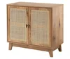 Calicosy - Credenza 2 ante in rattan naturale L 80 cm - Anteprima dell’immagine prodotto 3