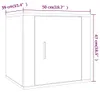 vidaXL Nočné stolíky 2 ks. Biele 50x39x47 cm Náhľad obrázku produktu 8