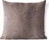 MuchoWow® Outdoor Kissen - Design - Blätter - Lila - 40x40 Produktbild-Vorschau 1