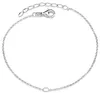 MATERIA Charms Armband Silber 925 mit Öse und Karabiner Produktbild-Vorschau 1