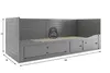 Interbeds Tagesbett Funktionsbett Kojenbett Platzsparnedes Produktbild-Vorschau 3