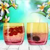 PLATINUX Trinkgläser Gelb-Rosa aus Glas Bunt 200ml Produktbild-Vorschau 5