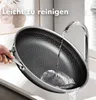 Sweiko Wokpfanne, 32CM Antihaft Wabenpfanne mit Deckel Produktbild-Vorschau 3