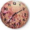 Wanduhr - Rund - Glasuhr - Wiese Blumen Sonne - 40x40cm - Produktbild-Vorschau 1