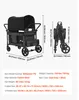 Kinderwagen für 4 Kinder, Push-Pull-Reisebuggy mit Produktbild-Vorschau 7