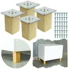 Gerades Buchenbein 8 cm mit Montageplatte Eiche roh 45x45 Produktbild-Vorschau 1