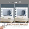 Lustro Hollywood HOMCOM z oświetleniem, lustro do makijażu Podgląd zdjęcia produktu 7